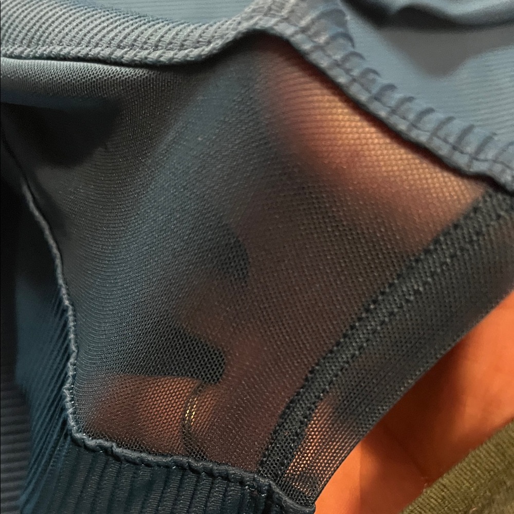 Chico's Blue Ribbed Top - Picture 4 of 4